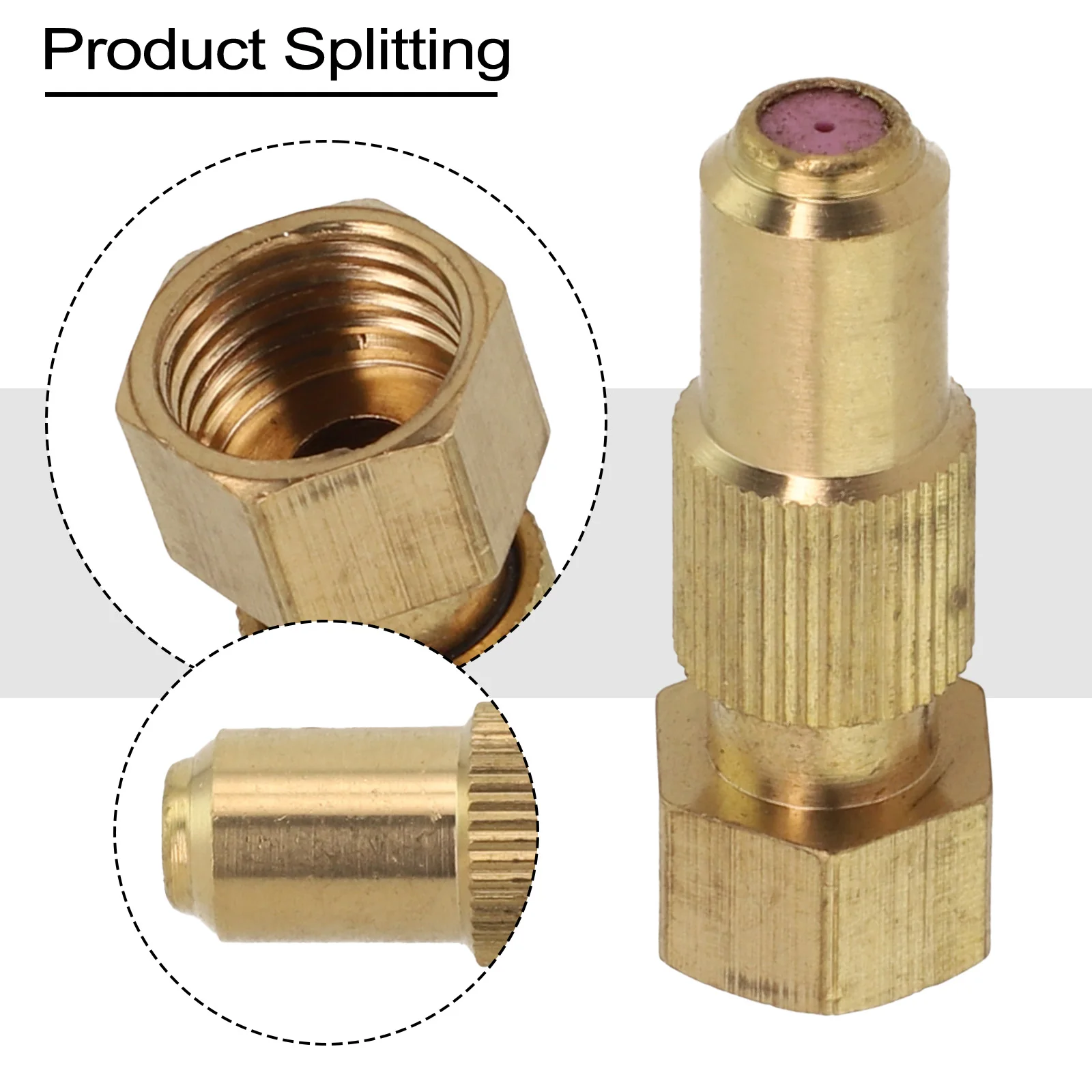 High Pressure Direct Spray Nozzle Adjustable Pottery Nozzle Agricultural Sprayer Quick Connector Garden Sprinkler