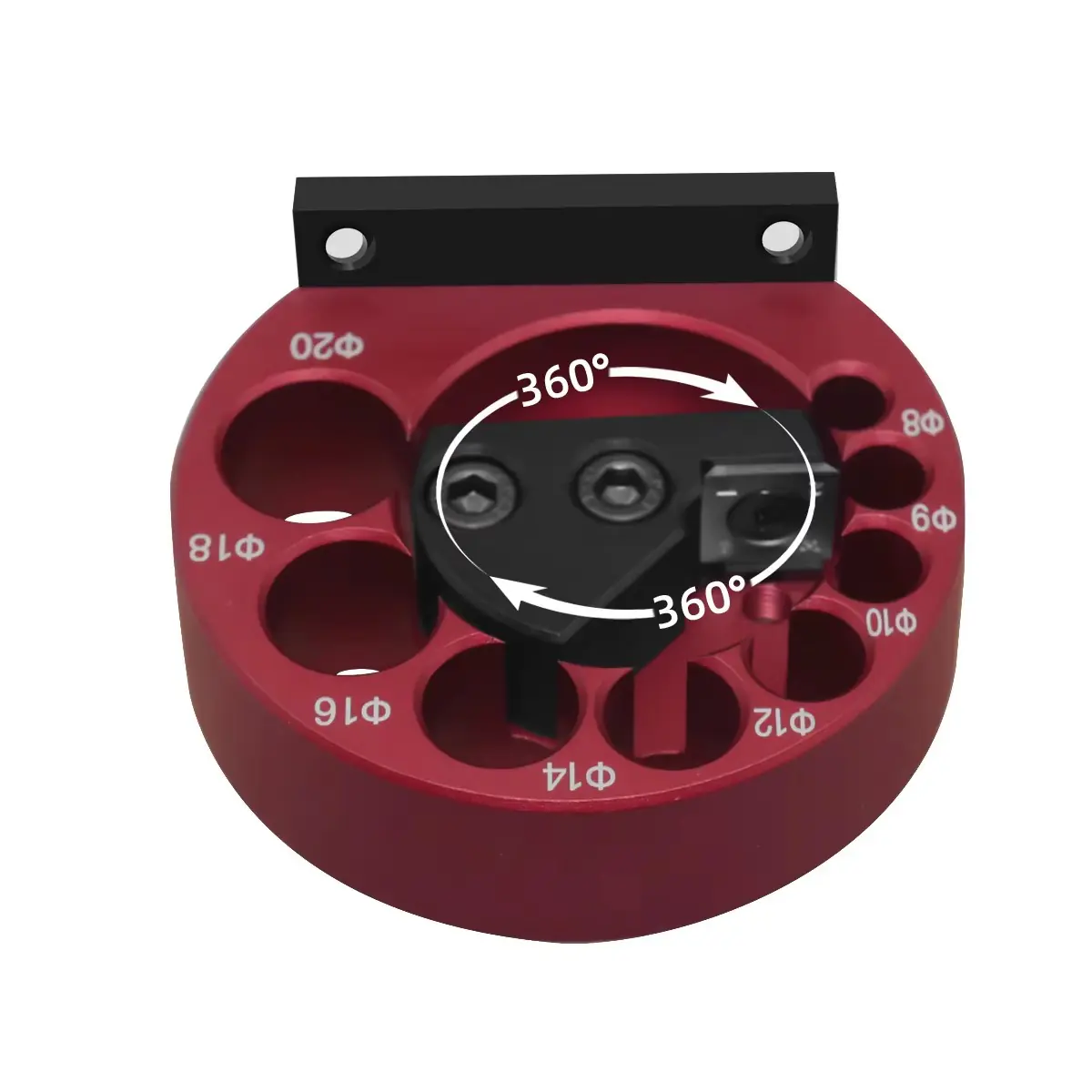 8mm-20mm 8-Holes Adjustable Dowel Maker Jig Or Carbide Blades Woodworking Electric Drill Milling Dowel Round Rod Auxiliary Tool - 图片 6