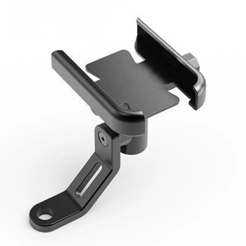 Motorcycle Bike Phone Mount - Aluminum Alloy Handlebar & Rearview Mirror GPS Holder for iPhone Android