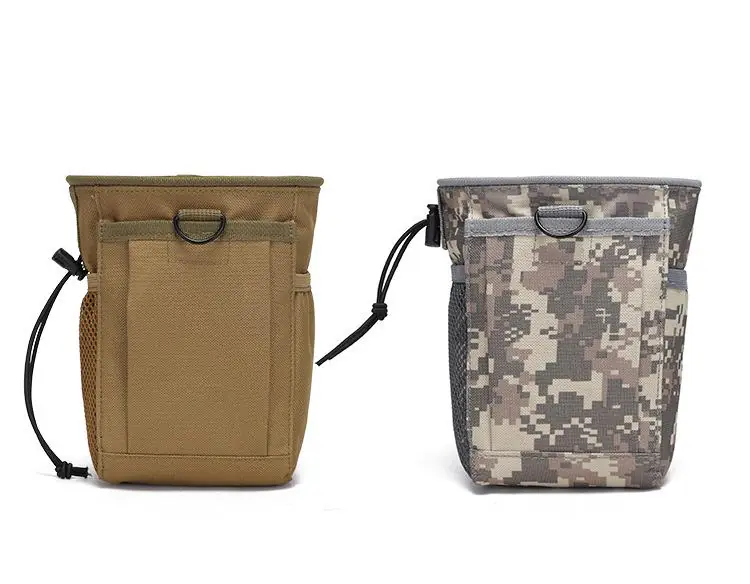 Camouflage Molle Waist Pack - Waterproof Nylon Drop Pouch for Hunting Hiking, EDC Accessory Bag with Dump Function - 图片 6