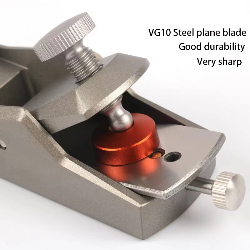 European Style Low Angle Smoothing Plane - Mini Aluminum Alloy Hand Plane for Wood Trimming & Edge Planing, Carpenter Tool - 图片 8