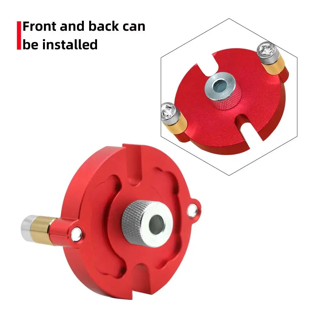 Woodworking Self-Centering Dowel Jig Kit W/ 3-10mm Steel Bushing - Aluminum Vertical Hole Jig Wood Splicing Drill Guide Locator - 图片 8