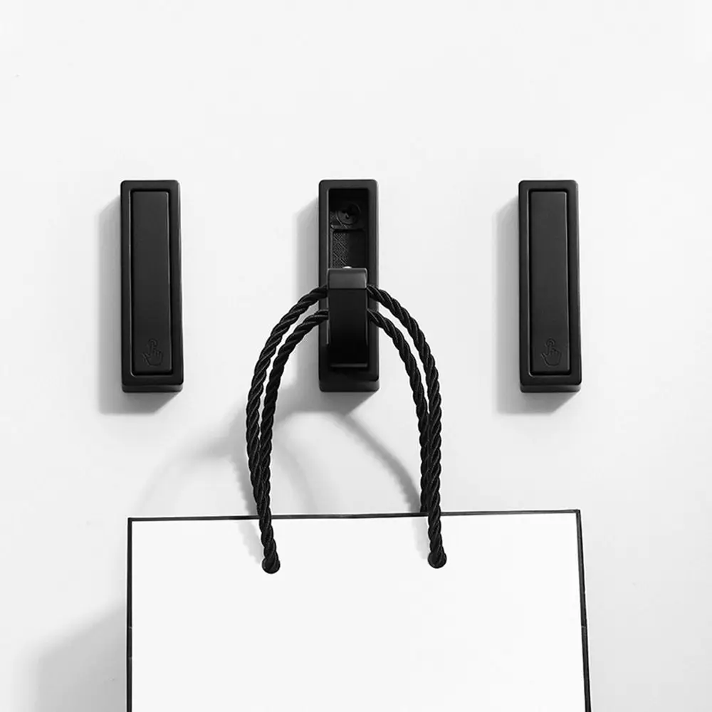 Zinc Alloy Folding Wall Hook Multifunctional Heavy Duty Rustproof Hidden Robe Hook Wall Hanging Clothes Hooks Bathroom - 图片 8