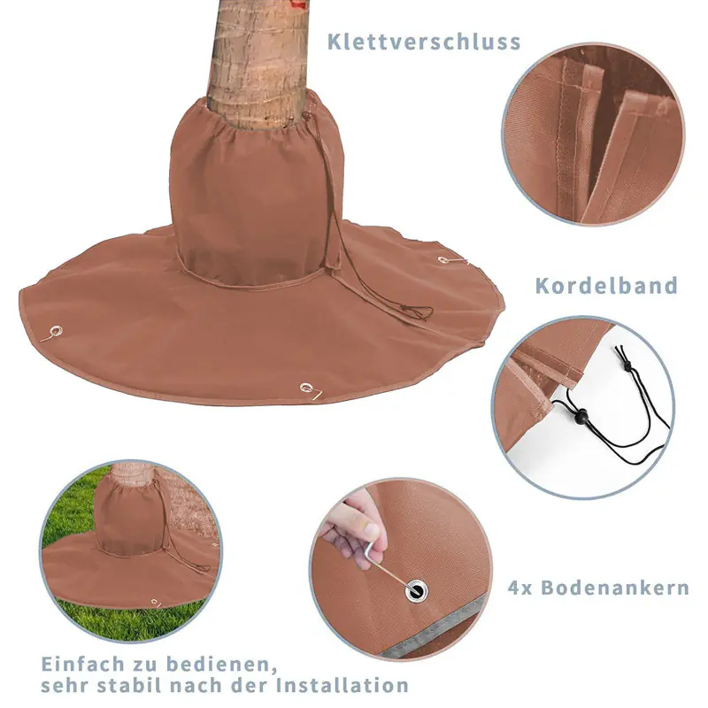 Winter Protection Palm Trees Root Protection Bag Thermal Plant Cover Protector with Drawstring Double Insulation Reusable