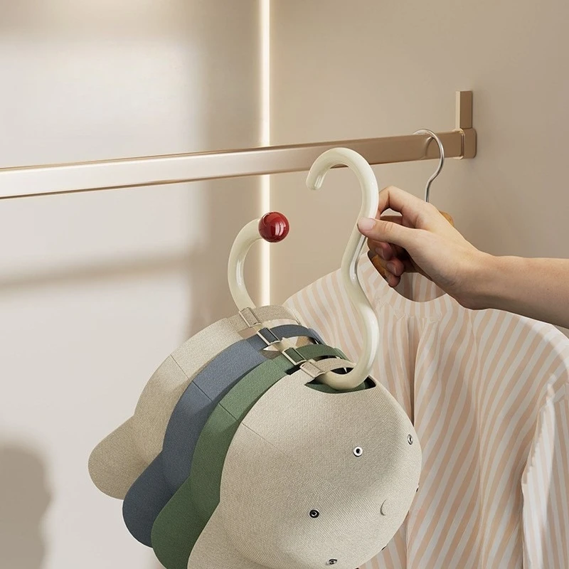 Dopamine Circular Scarf and Tie Display Stand Multifunctional Hook, Suitable for Bedroom Storage of Scarves and Tie Racks - 图片 3