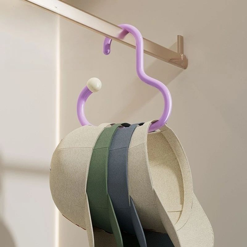 Dopamine Circular Scarf and Tie Display Stand Multifunctional Hook, Suitable for Bedroom Storage of Scarves and Tie Racks - 图片 5