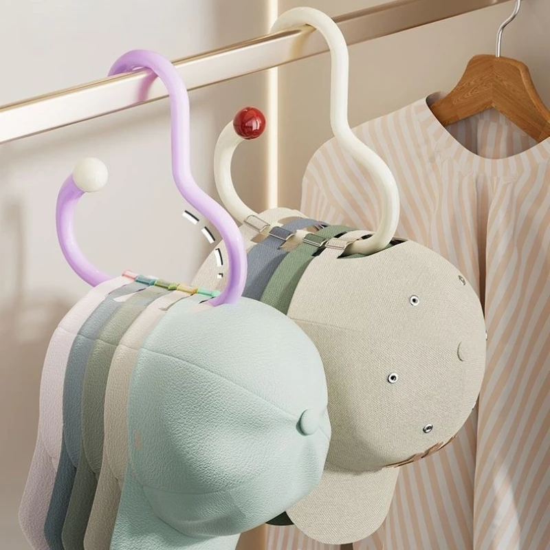 Dopamine Circular Scarf and Tie Display Stand Multifunctional Hook, Suitable for Bedroom Storage of Scarves and Tie Racks - 图片 6