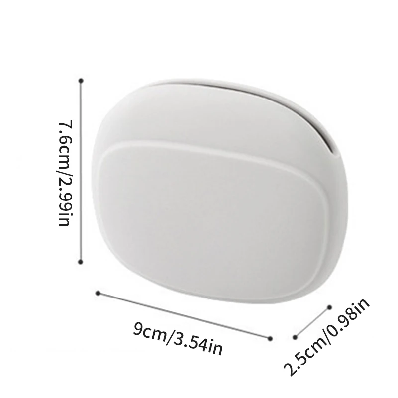 Silicone Wired Headphone Storage Bag Simple Portable Coin Purse Data Cable Organizer - 图片 5