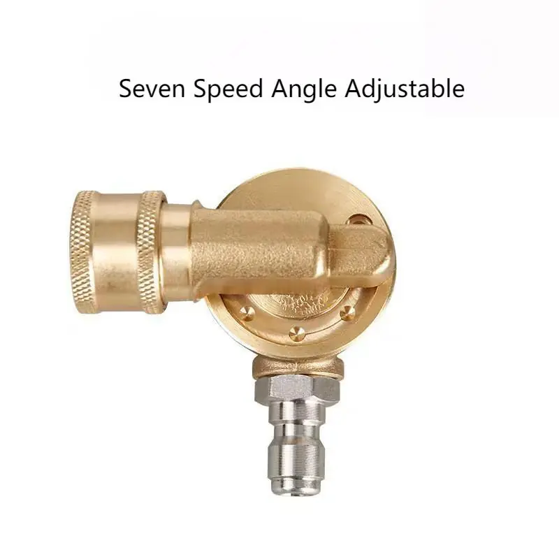 7-Pattern High Pressure Spray Nozzle - 1/4" Quick Connect with 360° Swivel for Car Washing & Cleaning