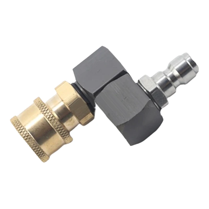 1Pcs Hose Fitting Coupler Adaptor With DN8 G1/4 Thread Universal 360º Rotatable Pneumatic Connector Air DIY Accessories - 图片 5
