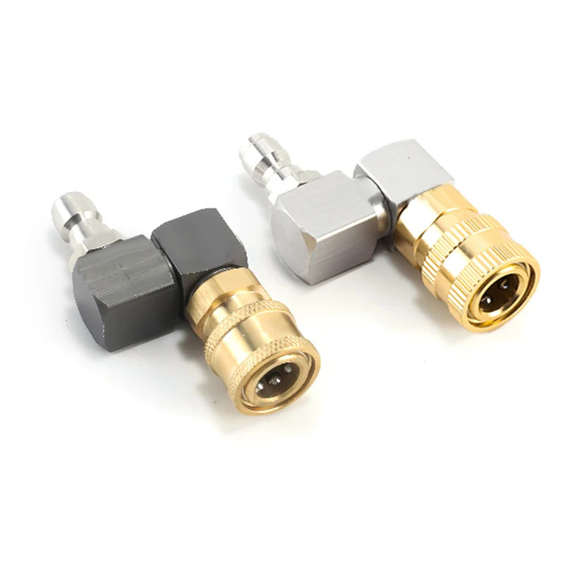 1Pcs Hose Fitting Coupler Adaptor With DN8 G1/4 Thread Universal 360º Rotatable Pneumatic Connector Air DIY Accessories