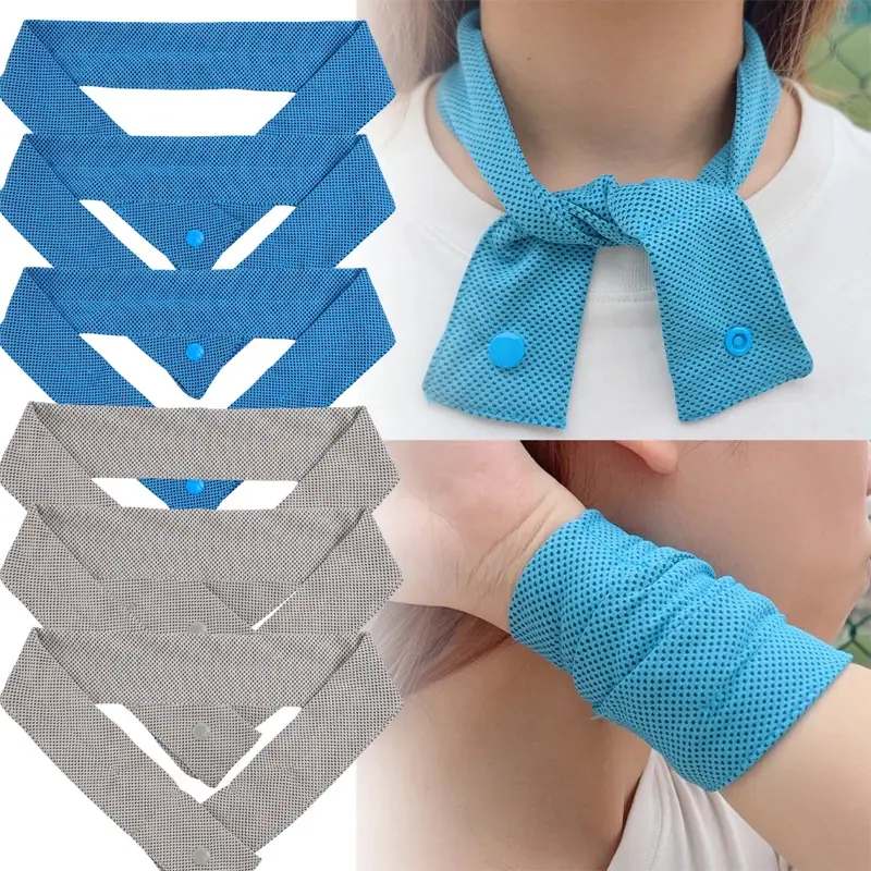 Cooling Scarf & Sports Headband - Reusable Ice Towel for Men & Women, Wearable Cooling Gear for Outdoor Activities