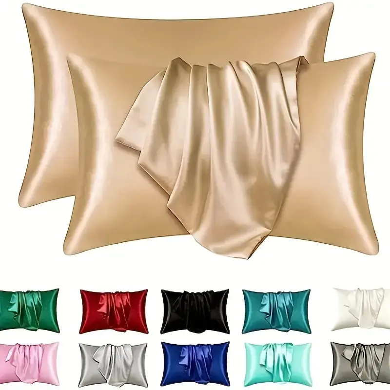 Silk Pillowcase for Hair & Skin Care - Anti-Frizz & Hypoallergenic Bedding