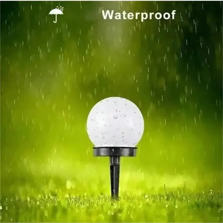 1/3/6/9PC Solar Powered LED Bulb Lamp Energy Light Waterproof Outdoor Garden Light Street Solar Panel Ball Lights Lawn Yard Lamp - 图片 5