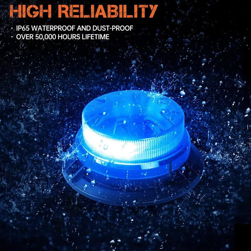 LED Car Emergency Traffic Strobe Lights Vehicles Rooftop Flashing Warning Beacon Light Safety signal lamp 12V-24V - 图片 5