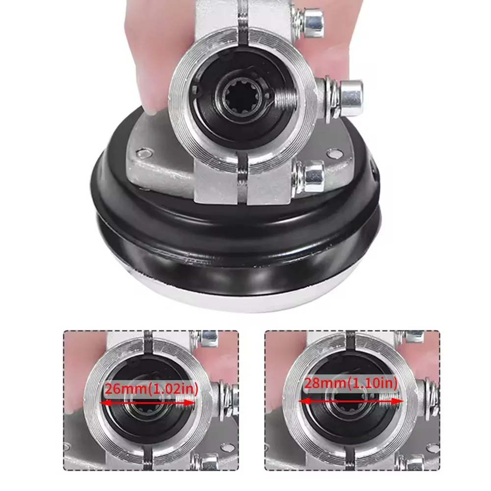Lawn Mower Gearbox Assembly - 26mm/28mm 7/9 Tooth Gear Head Replacement for Brush Cutters & Trimmers - 图片 5