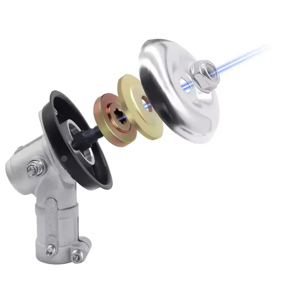 Lawn Mower Gearbox Assembly - 26mm/28mm 7/9 Tooth Gear Head Replacement for Brush Cutters & Trimmers - 图片 9