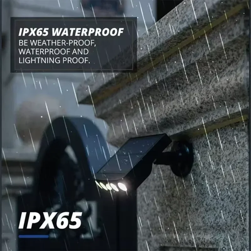 Powerful 4 LED Solar Security Lights Outdoor Decor Sensor Motion 3 Modes Street Waterproof Lamp Wall Night Work Light for Garden - 图片 10