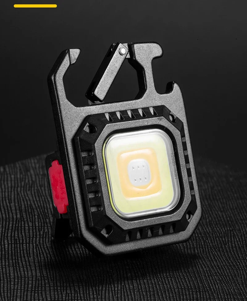 Mini LED Flashlight Magnetic COB Outdoor Camping Pocket Work Light 800 Lumens USB Rechargeable 7 Modes Spotlights - 图片 3