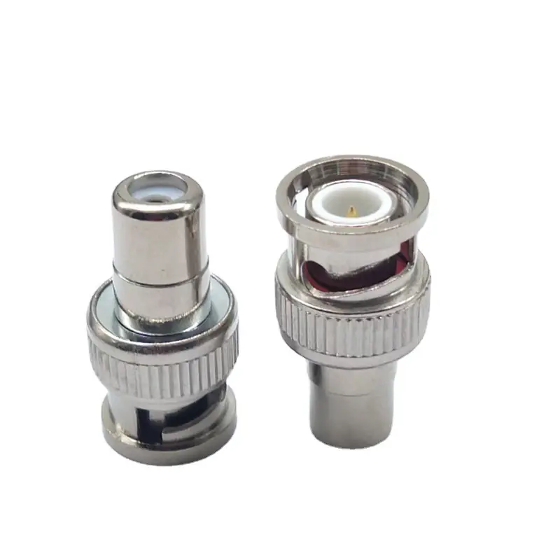 1Pcs Q9 BNC Loads Male Plug Coaxial Brass Resistor Terminator Dummy BNC Load Impedance 50 Ohm&75 Ohm with Keychain Adapter Brass