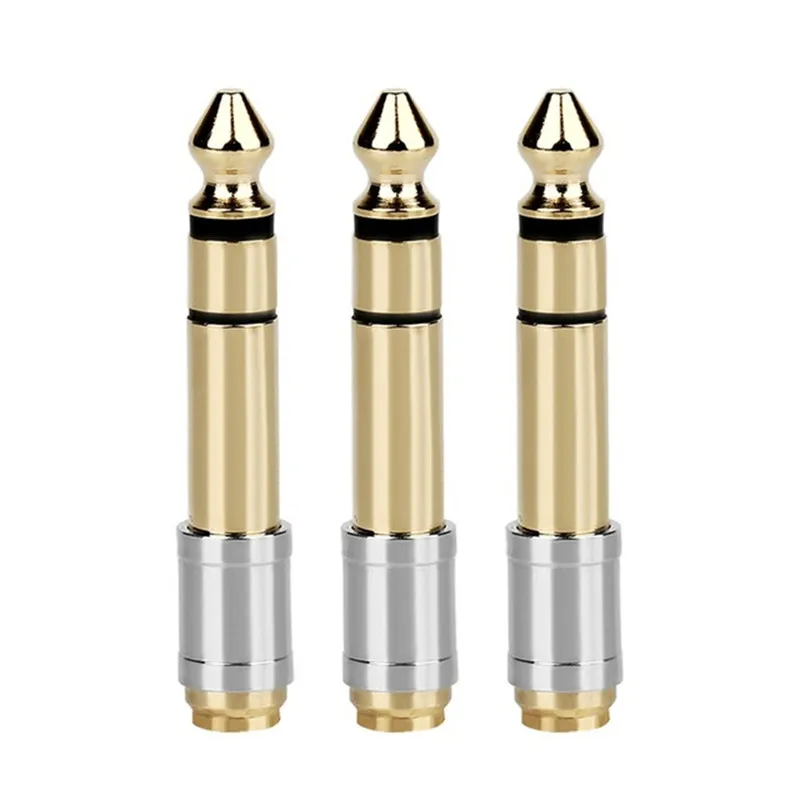 Jack 3.5 To 6.35 Audio Adapter 6.5mm To 3.5mm Converters Male Female Connector Headphone Plug 6.3mm Consumer Electronics