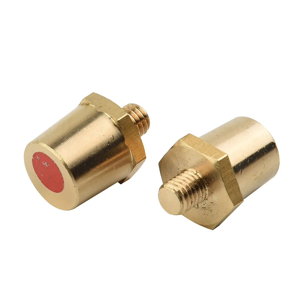 2Pcs Car Battery Terminal Connector Clamp M8 Brass Stud Wire Binding Post Thread Screw Power Supply Connector Terminal - 图片 5