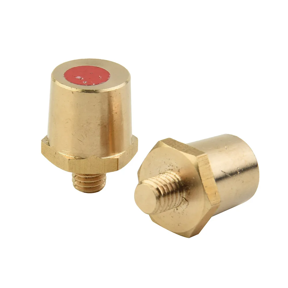 2Pcs Car Battery Terminal Connector Clamp M8 Brass Stud Wire Binding Post Thread Screw Power Supply Connector Terminal - 图片 6