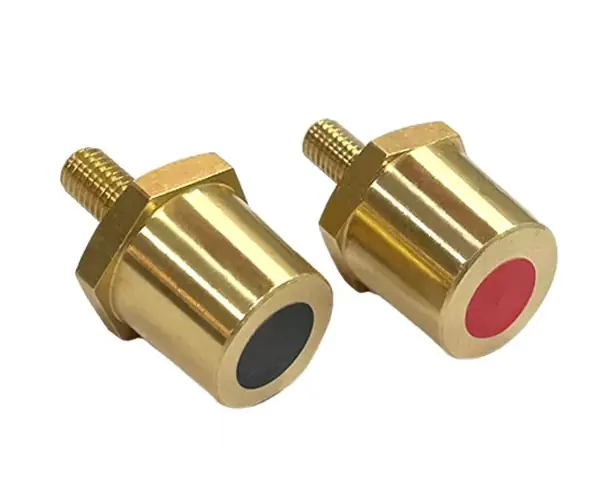2Pcs Car Battery Terminal Connector Clamp M8 Brass Stud Wire Binding Post Thread Screw Power Supply Connector Terminal - 图片 7