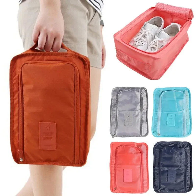 Waterproof Shoe Bag for Travel - Foldable Dustproof Organizer with Separate Compartment for Shoes, Toiletries & Clothes