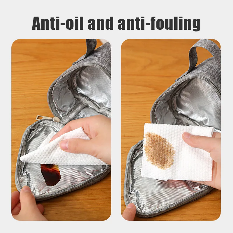 New Triangular Insulation Bag Mini Aluminum Foil Student Rice Ball Bag Cute Portable Lunch Box Outdoor Lunch Bag - 图片 10