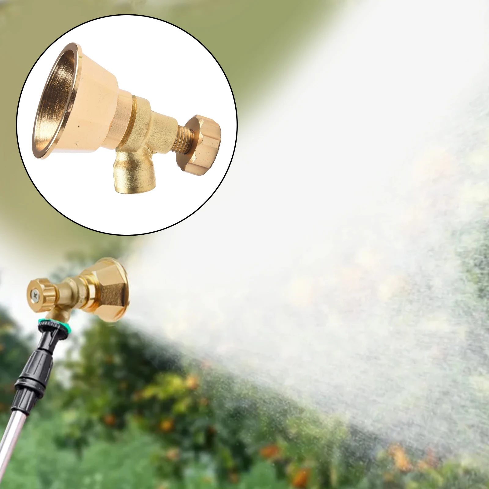Agricultural Atomization Adjustable Sprayer Nozzle Aluminum Multiple Modes Sprayer Nozzle Easy To Install